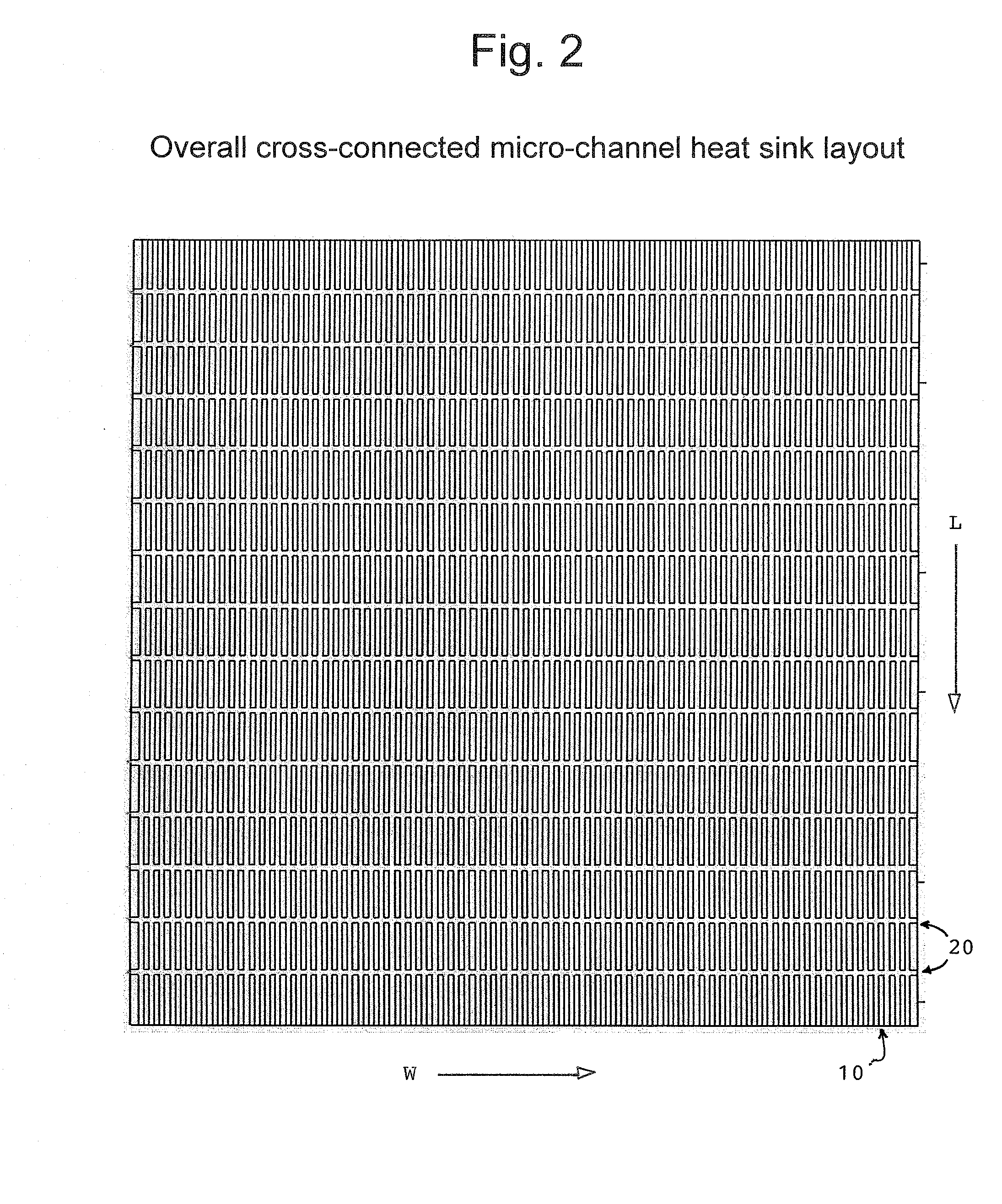 Two-phase cross-connected micro-channel heat sink