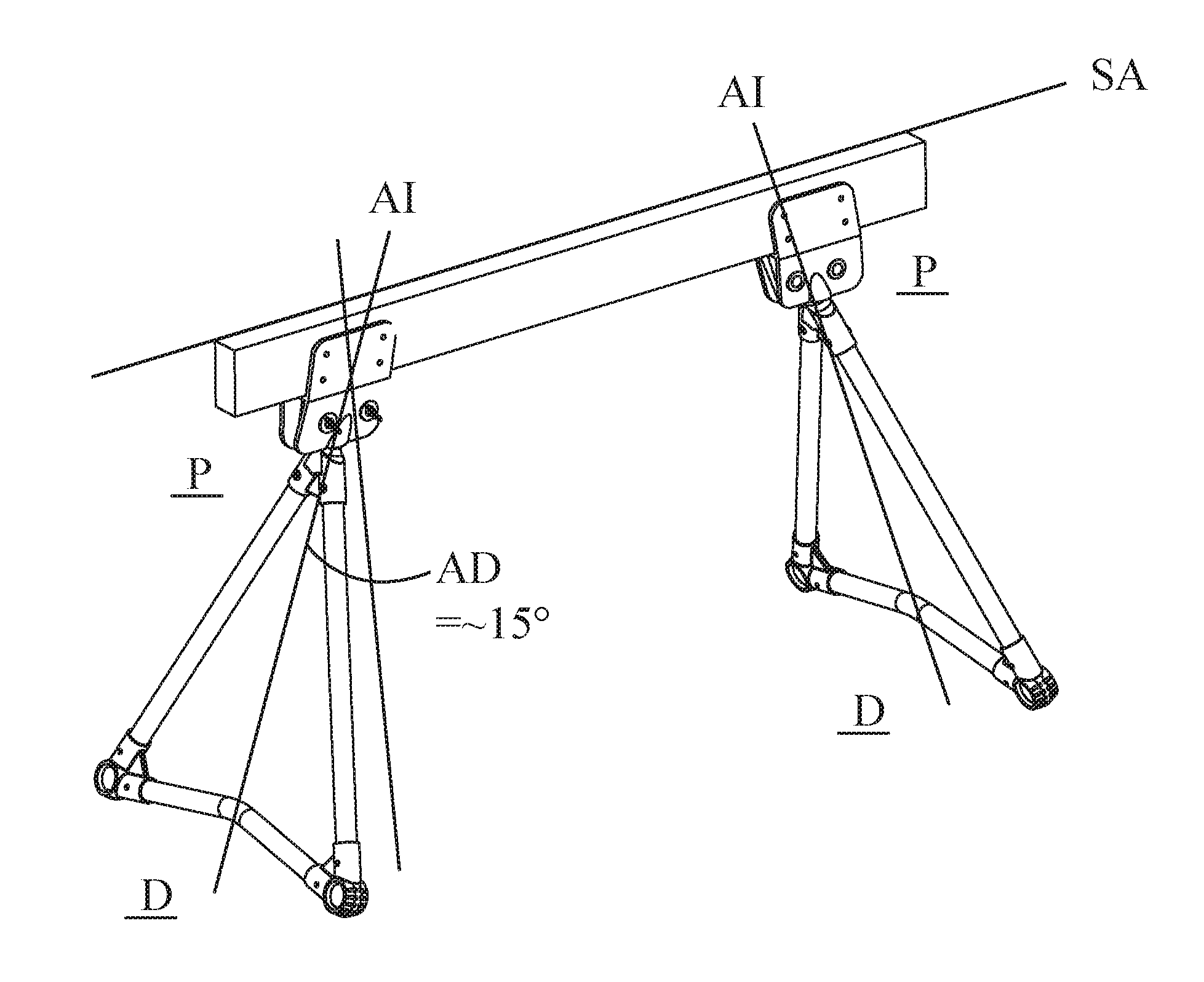 Self-leveling utility platform