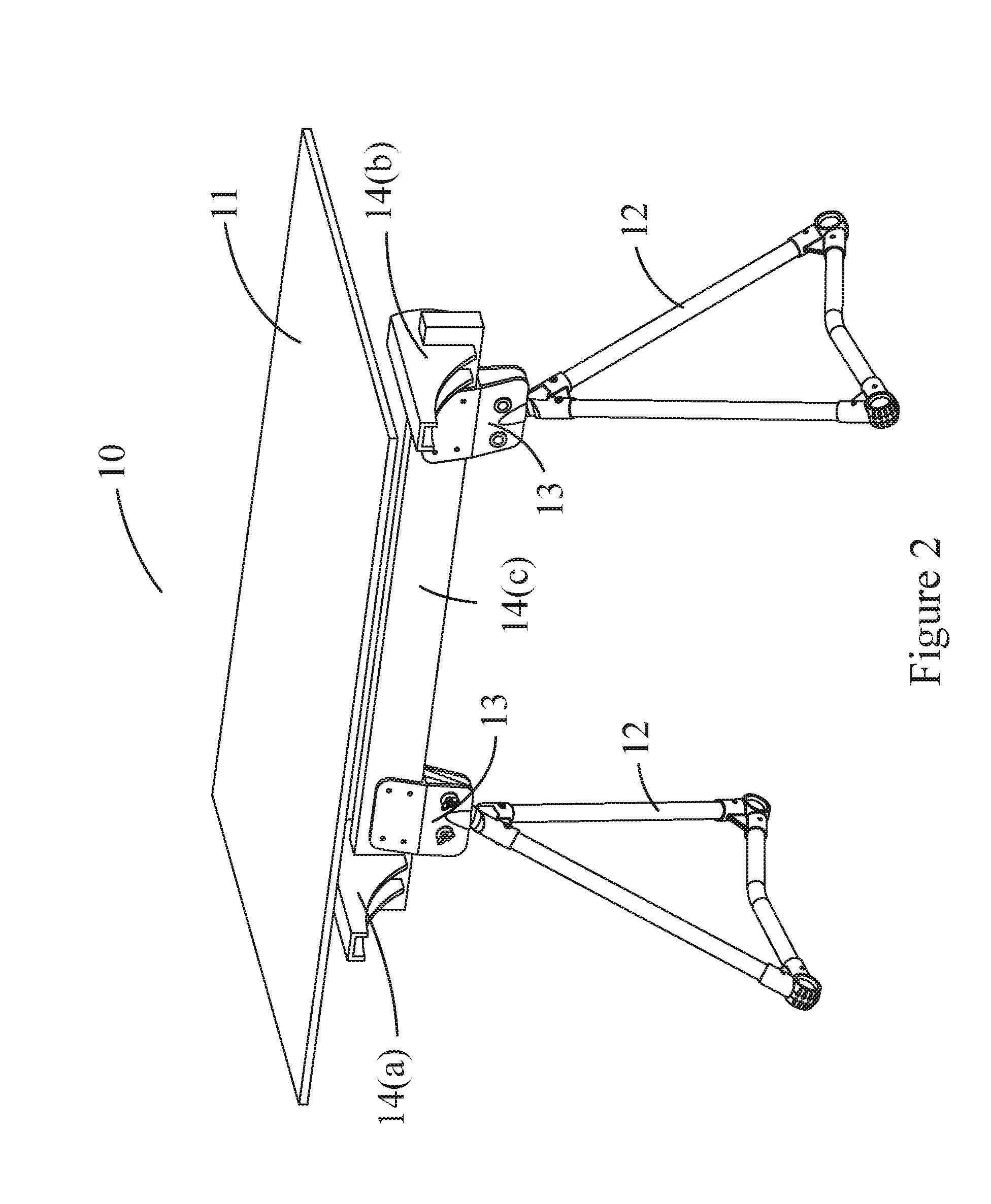 Self-leveling utility platform