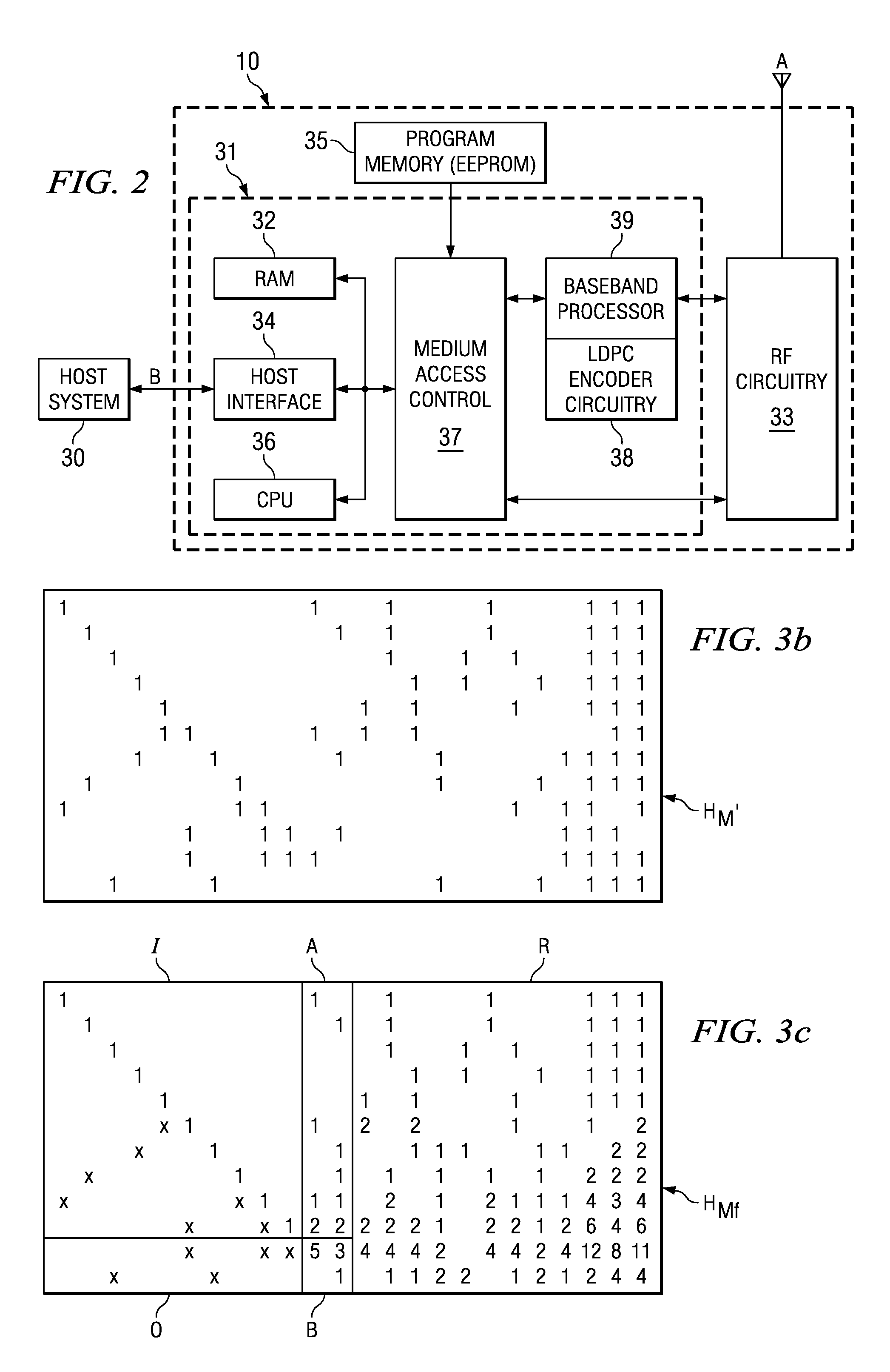 Efficient encoder for low-density-parity-check codes