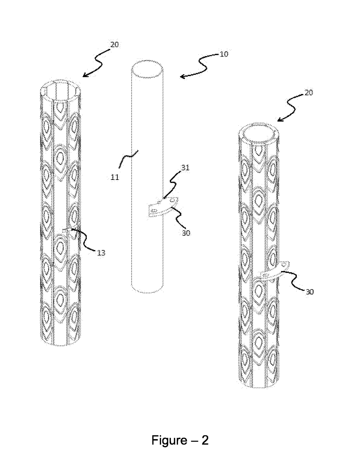 Reinforced covering material for bearing  members of play structures