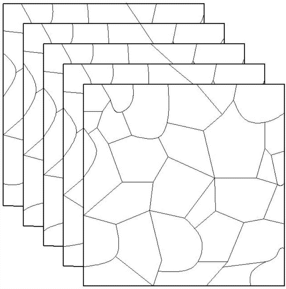 Method for positioning and homogenizing residual stress of thermal shock compounding