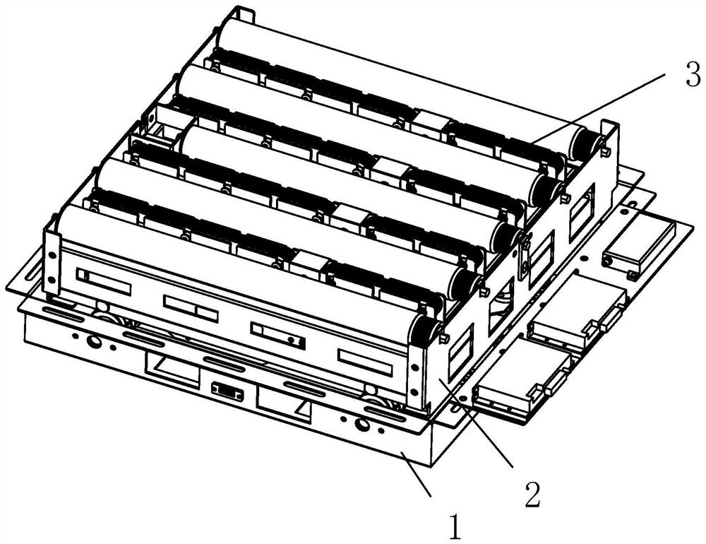 Cam jacking poly V-belt transfer machine