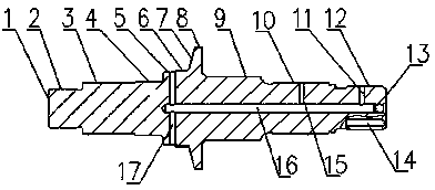 Method for machining input shaft of main reducing gear of heavy load automobile