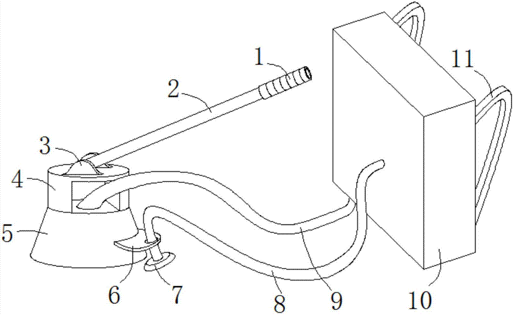 Novel industrial dust removing device