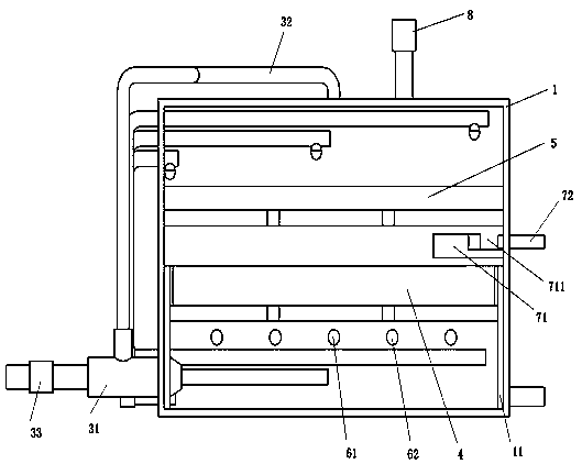 Efficient ozone catalytic oxidation water treatment system and control method