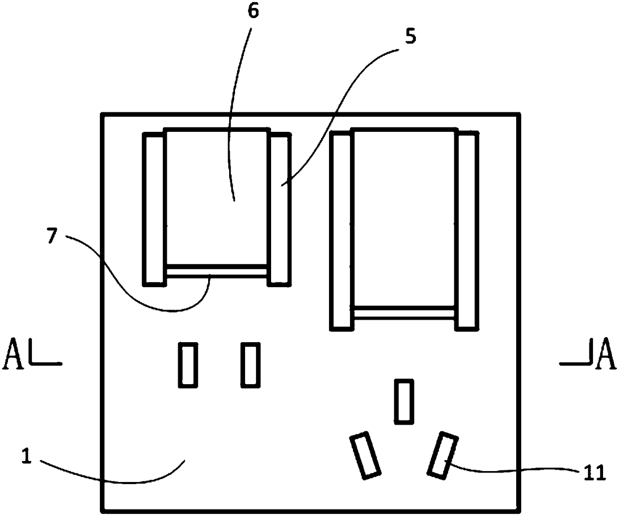 Antiflaming wooden safety socket