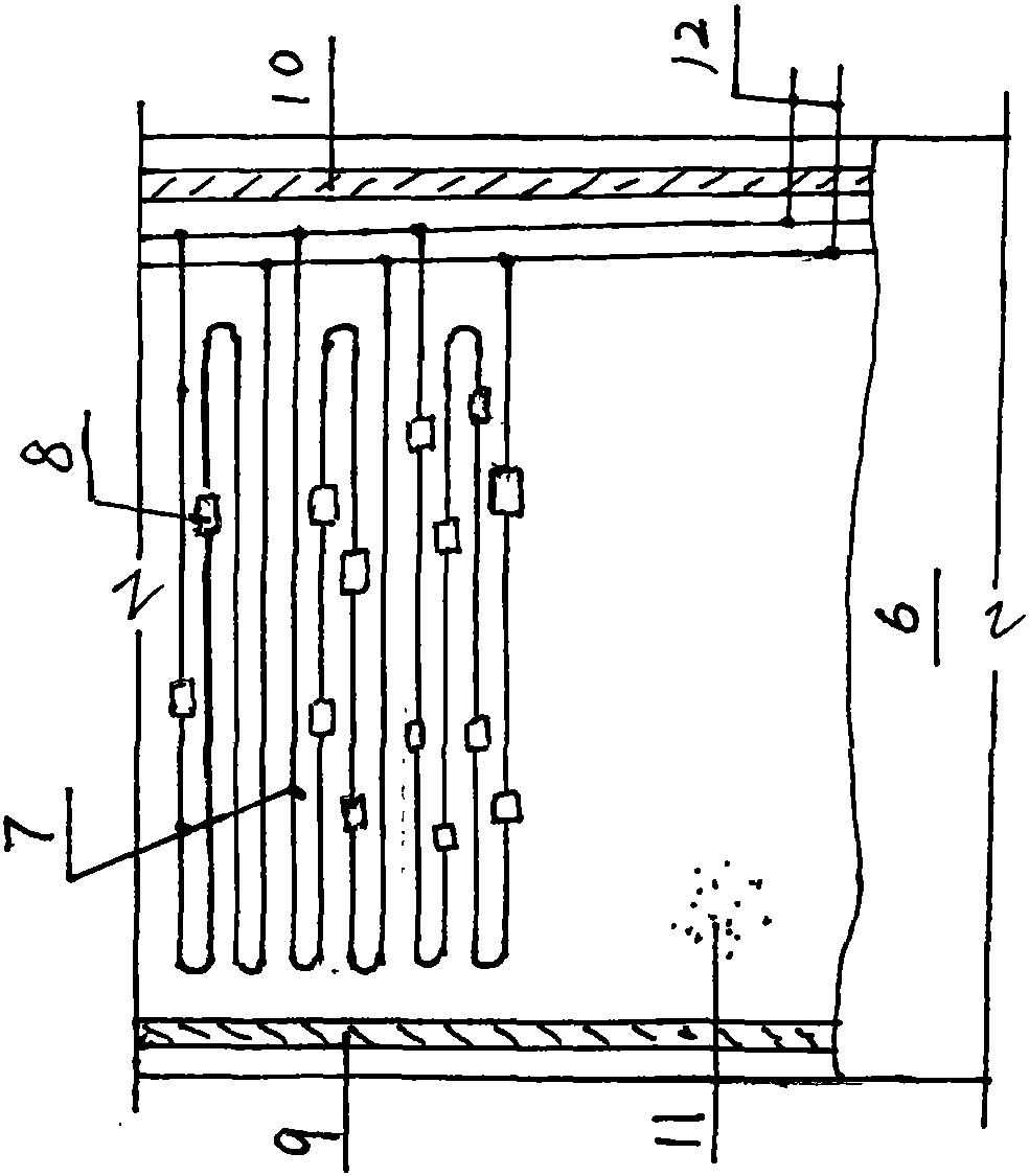 Electric heating and heating device for automobile exhaust emission