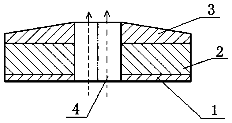 Glass mat for hot extrusion of large-diameter steel pipe and its manufacturing method