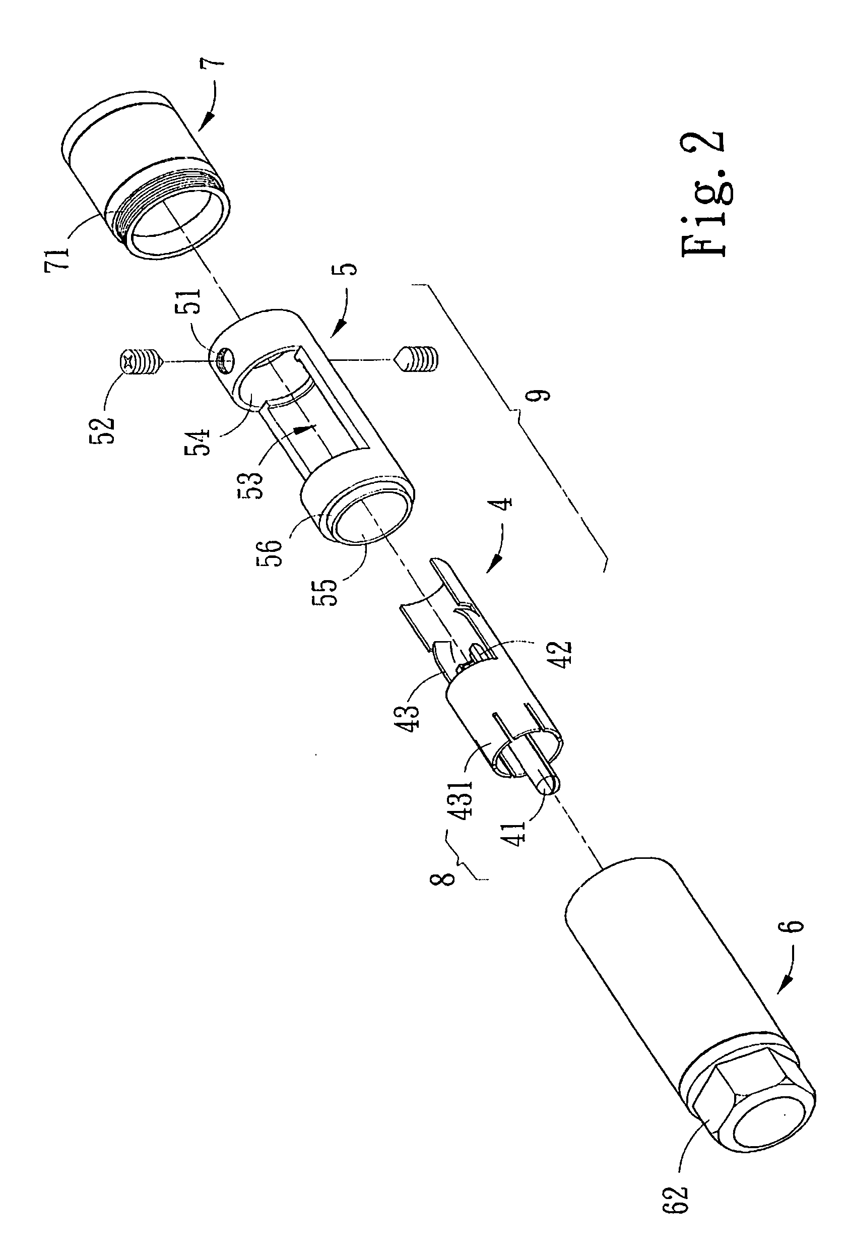 Structure of signal plug