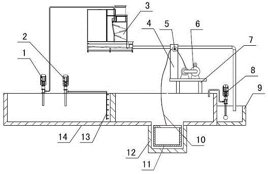 Portable impurity-removing wastewater recovery apparatus having backwashing