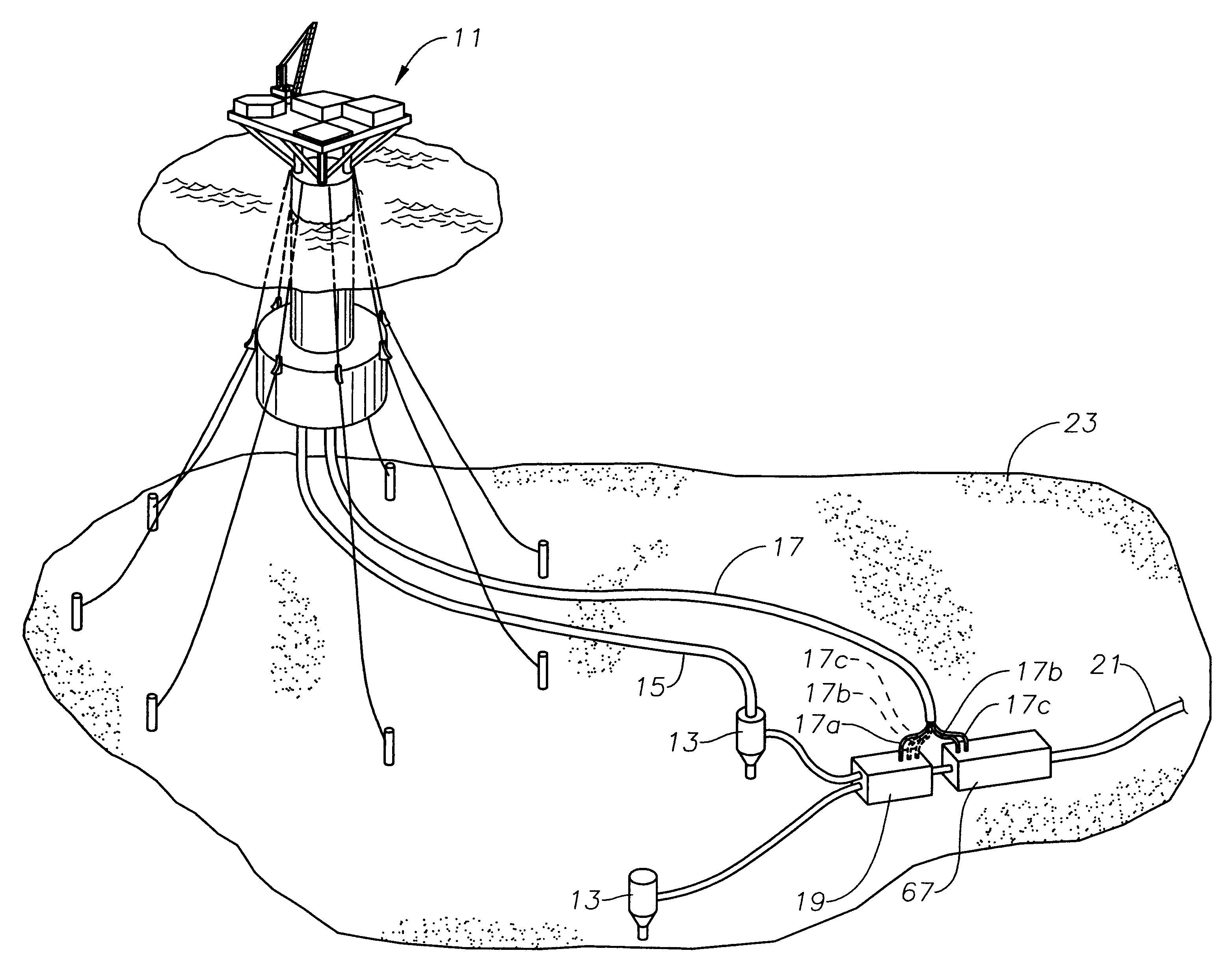 Subsea well production facility