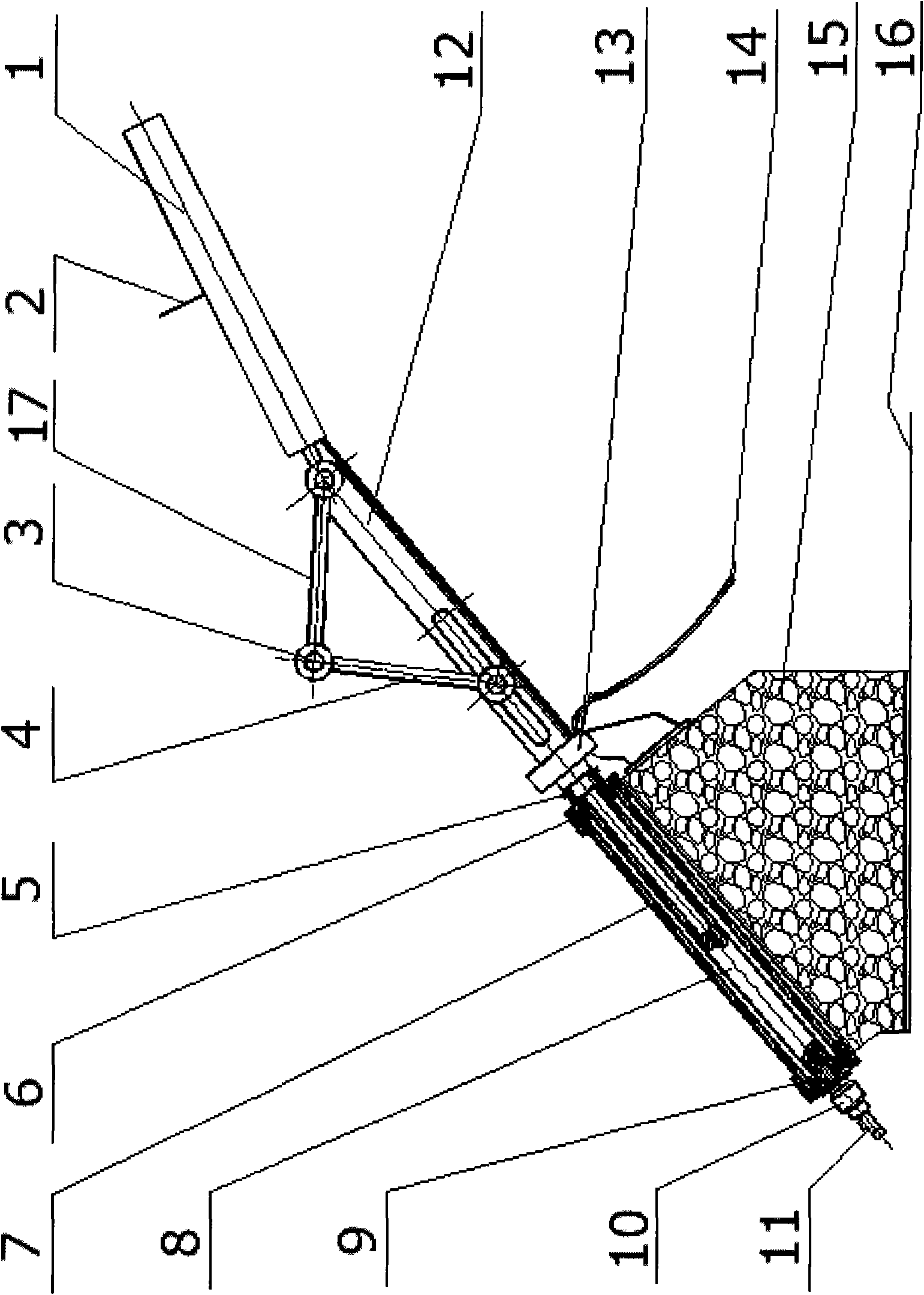 Non-intermittent real-time tracking solar energy light collecting drive mechanism and working method thereof