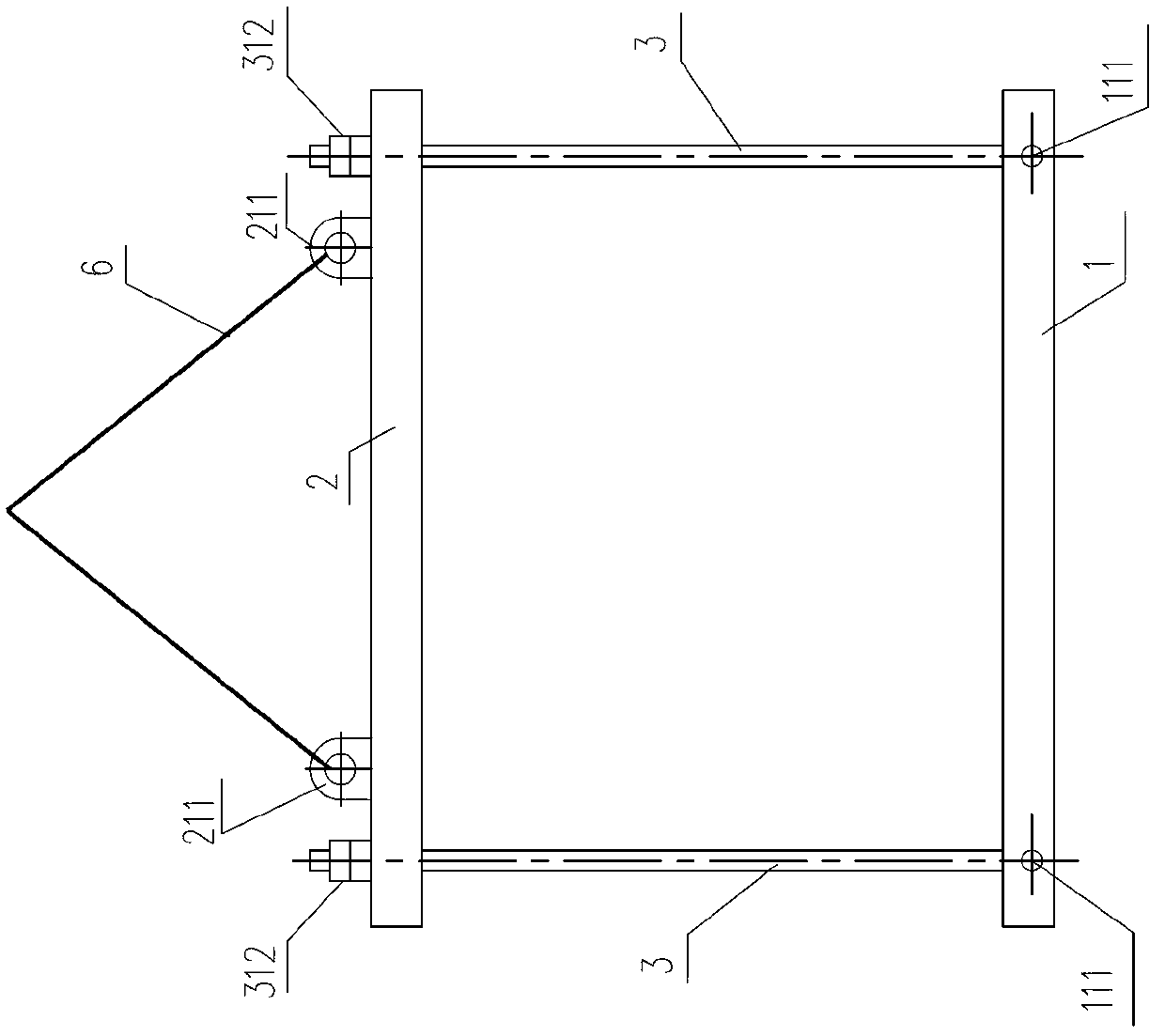 Loading-transporting lifting appliance for steel bar truss floor support plate