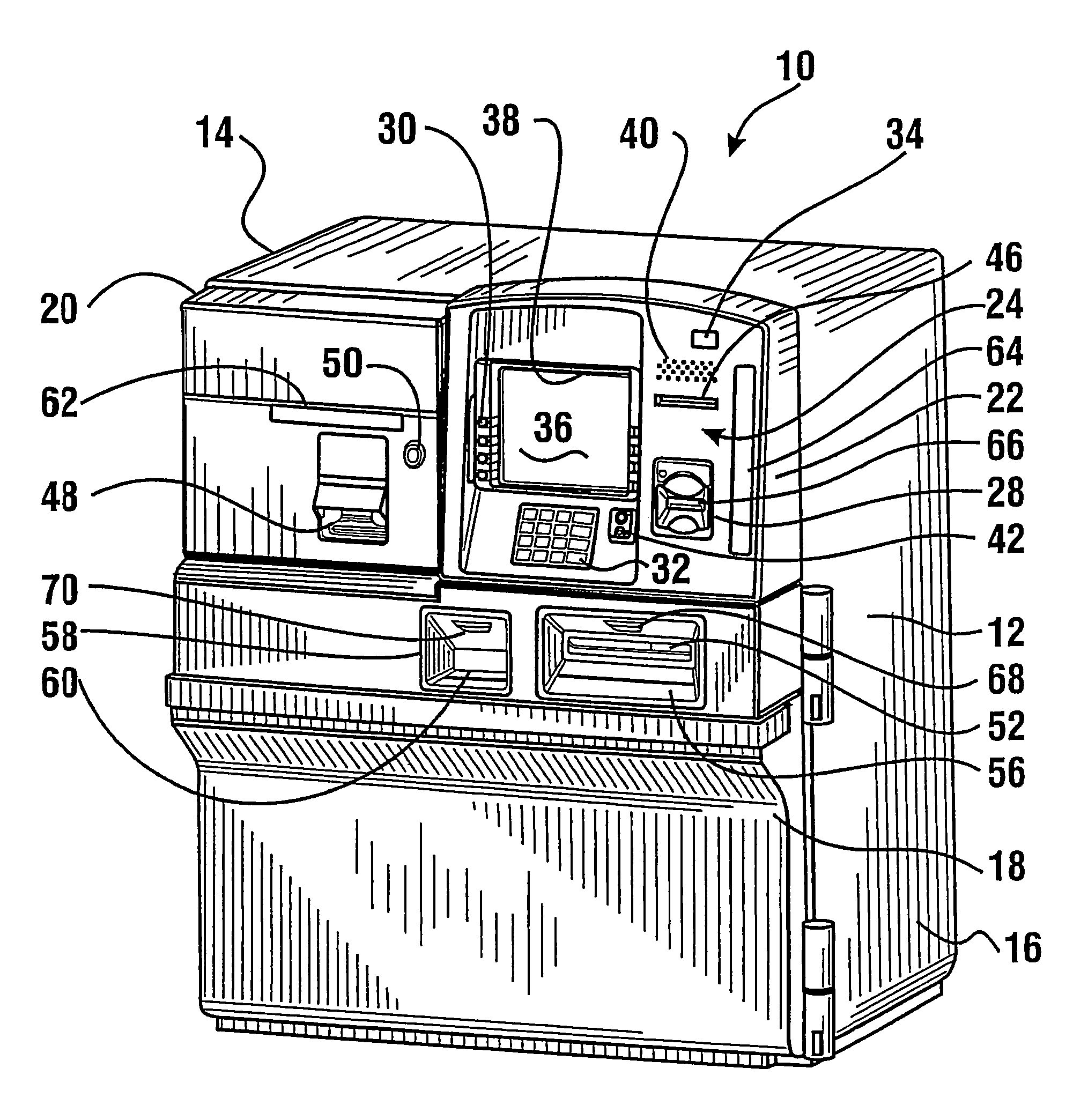 Banking system controlled responsive to data bearing records