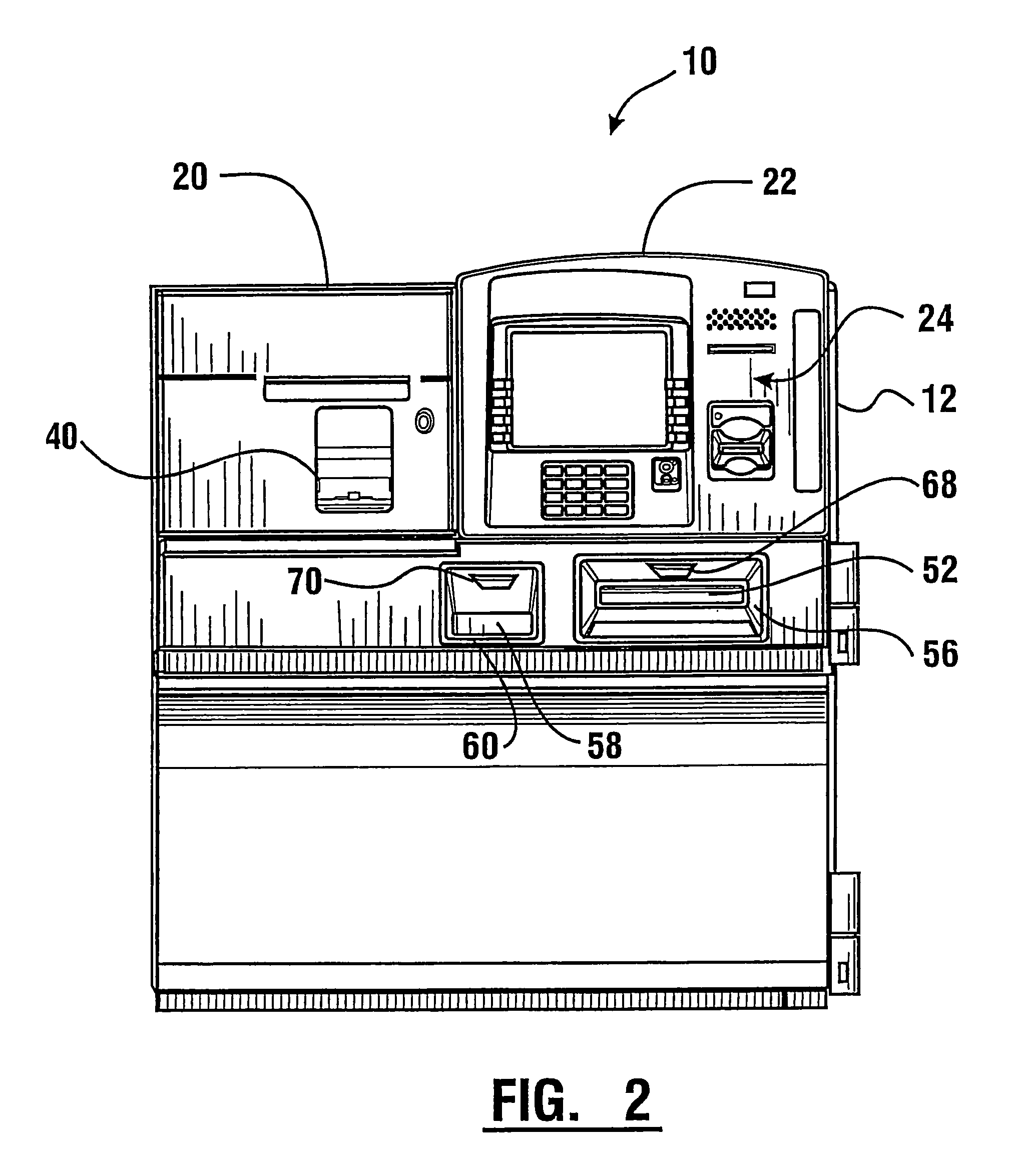 Banking system controlled responsive to data bearing records