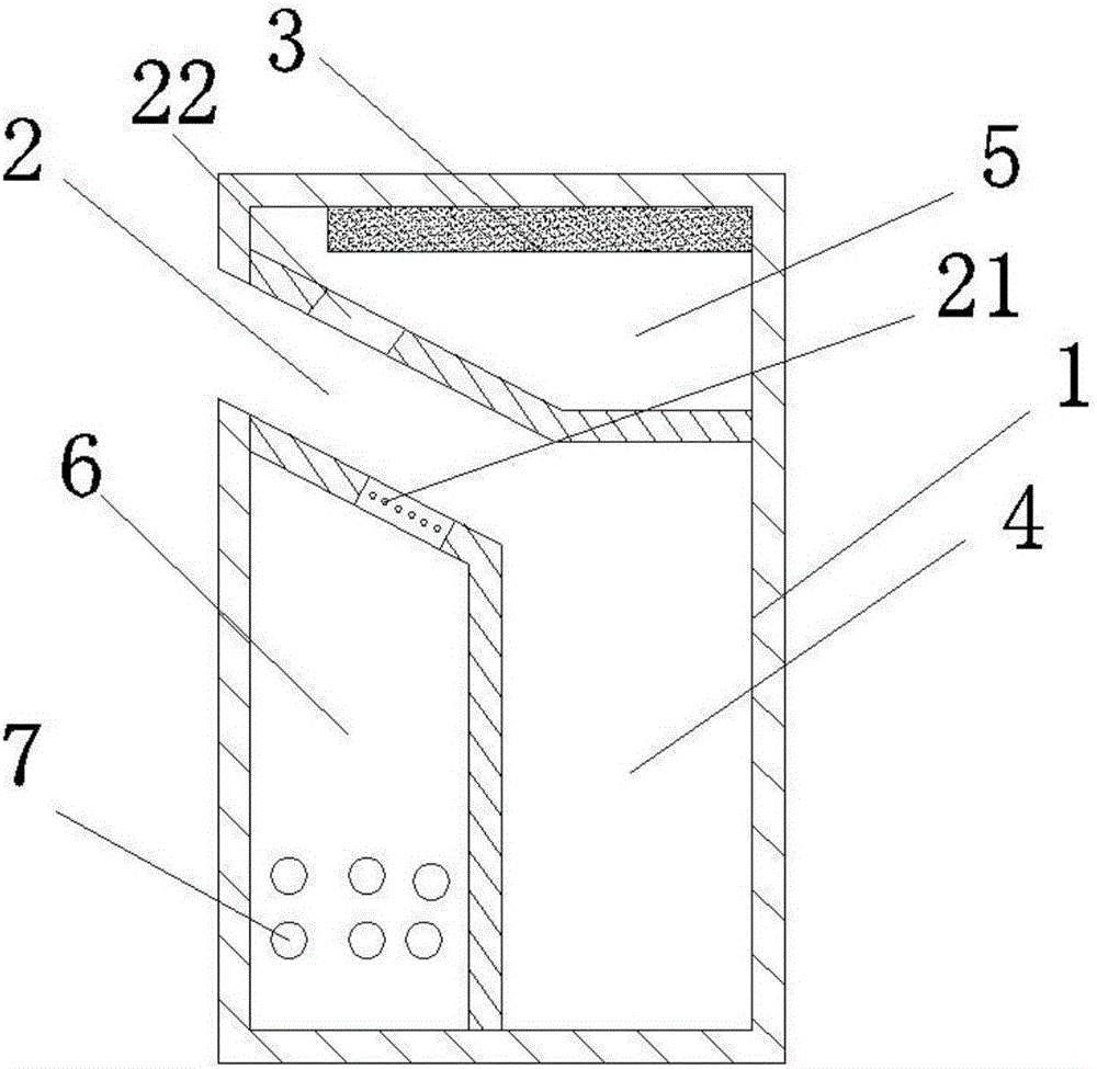 Partition dustbin