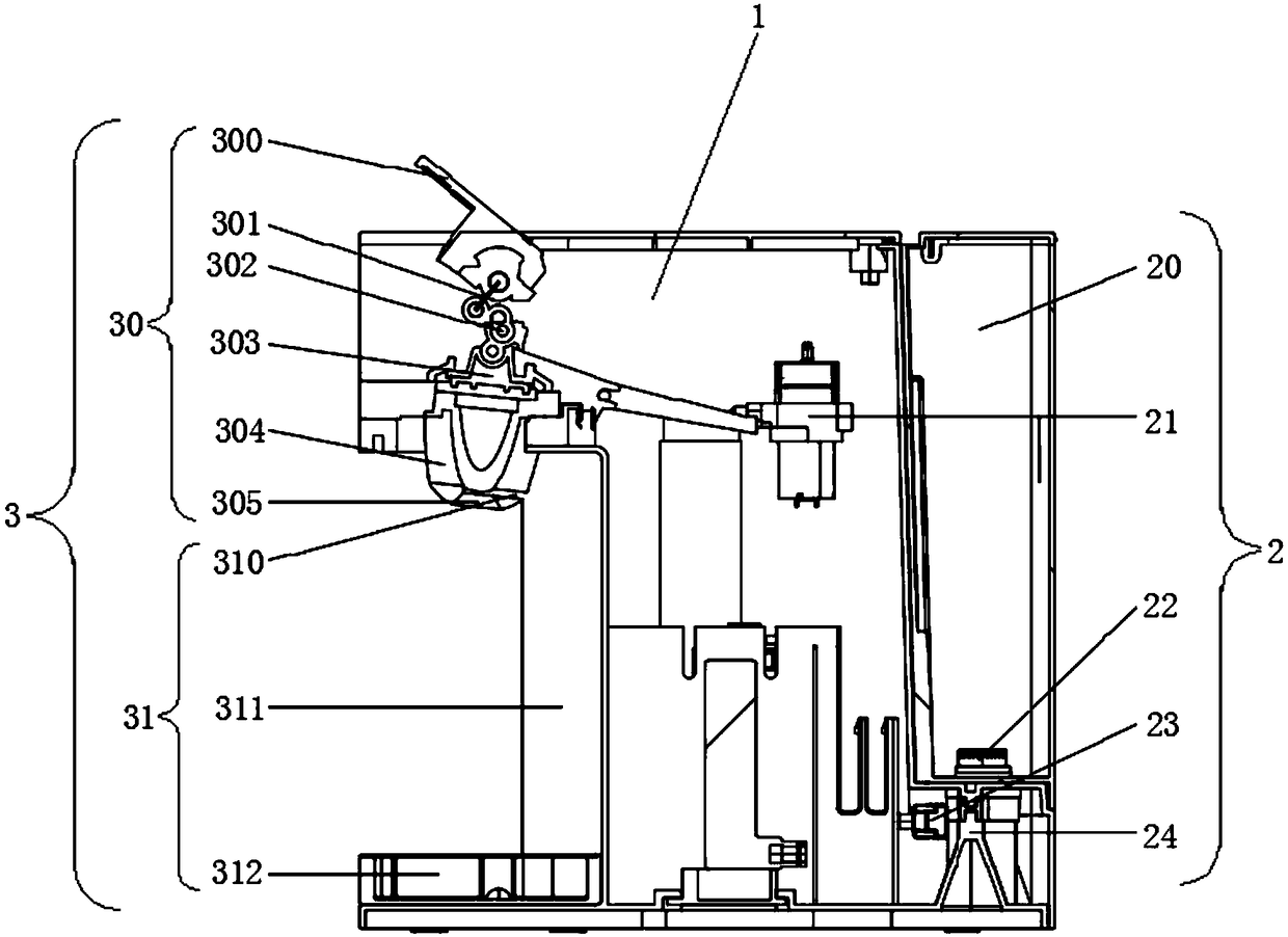 Beverage capsule structure capable of accelerating dissolution and running method