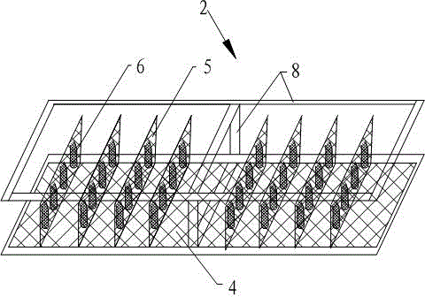 Seabed comprehensive cultivation device for stichopus japonicus and comb shells