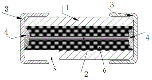 Miniature anti-explosion protection element and manufacturing method thereof