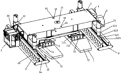 Compression resistance static loading test system for foundation