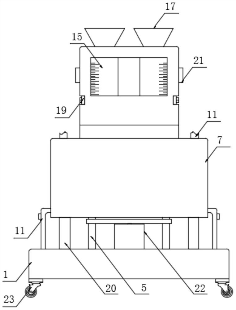 Improvement device for saline-alkali soil