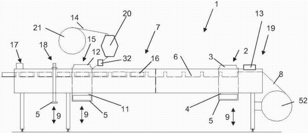 Rotary dancer for a packaging machine