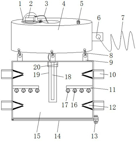 Fishing device for aquaculture