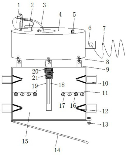 Fishing device for aquaculture