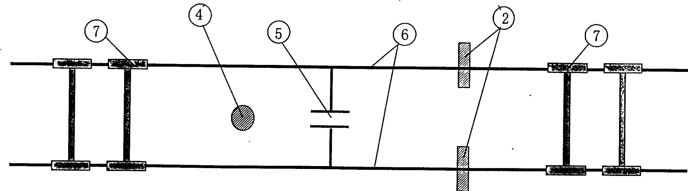 Track circuit compensation capacitance testing device and method