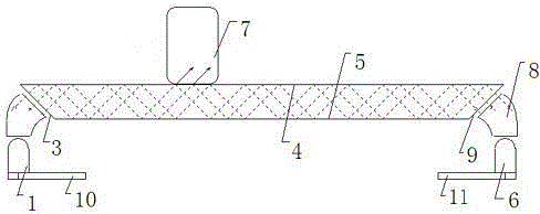 Touch screen with infrared rays transmitted inside screen body and method for identifying touch points