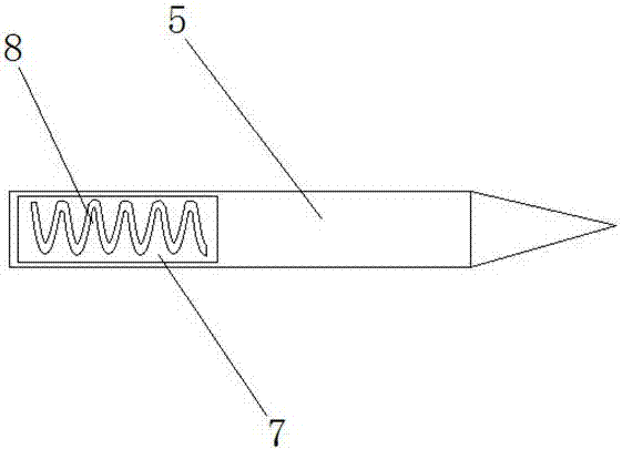 A spray gun type fall prevention device for lifting equipment