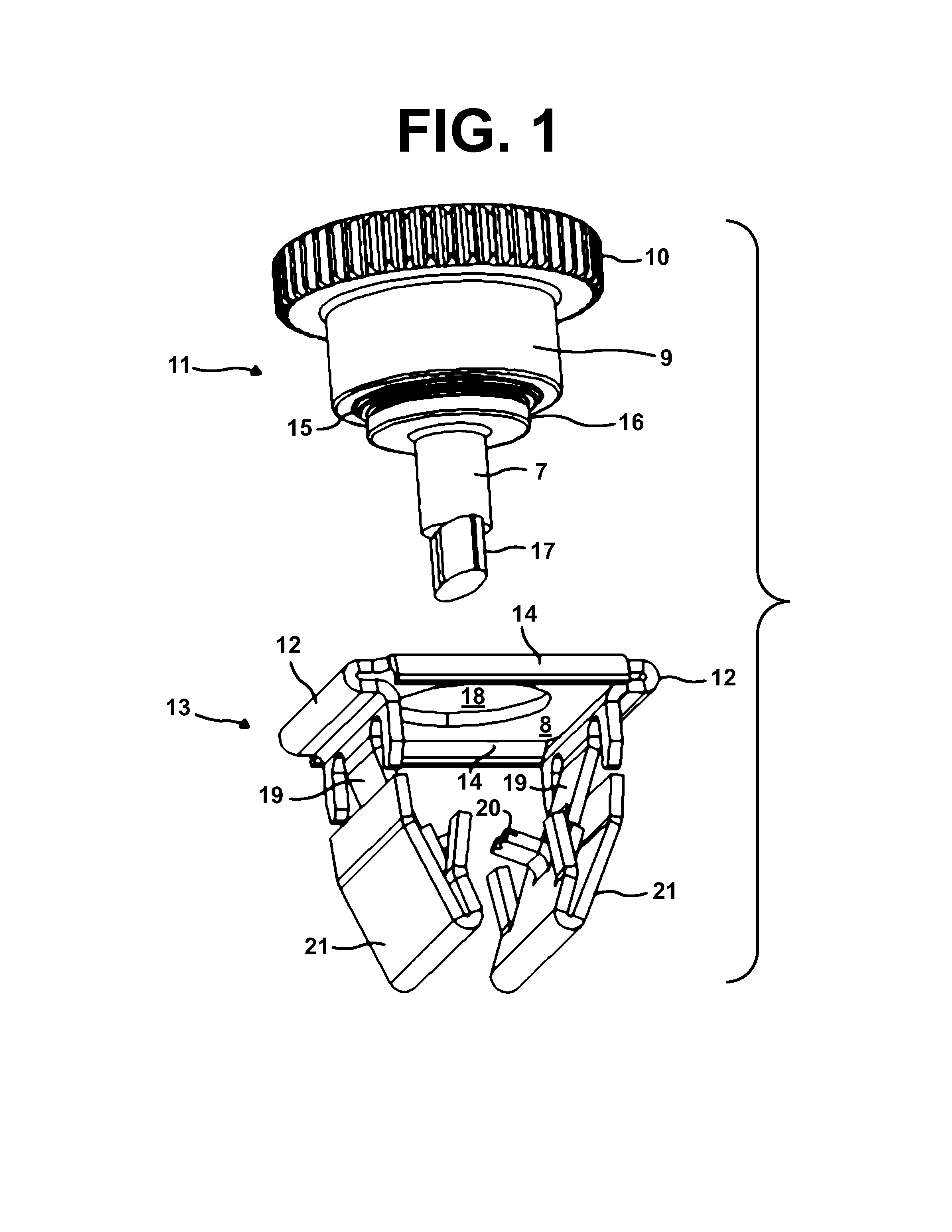 Quick acting panel fastener