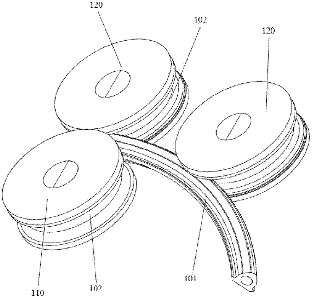 Special-shaped tube bending tool