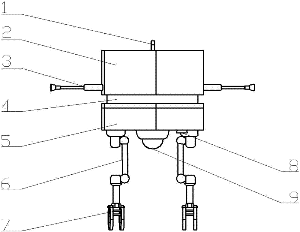 Small-diameter deep well automatic rescue equipment