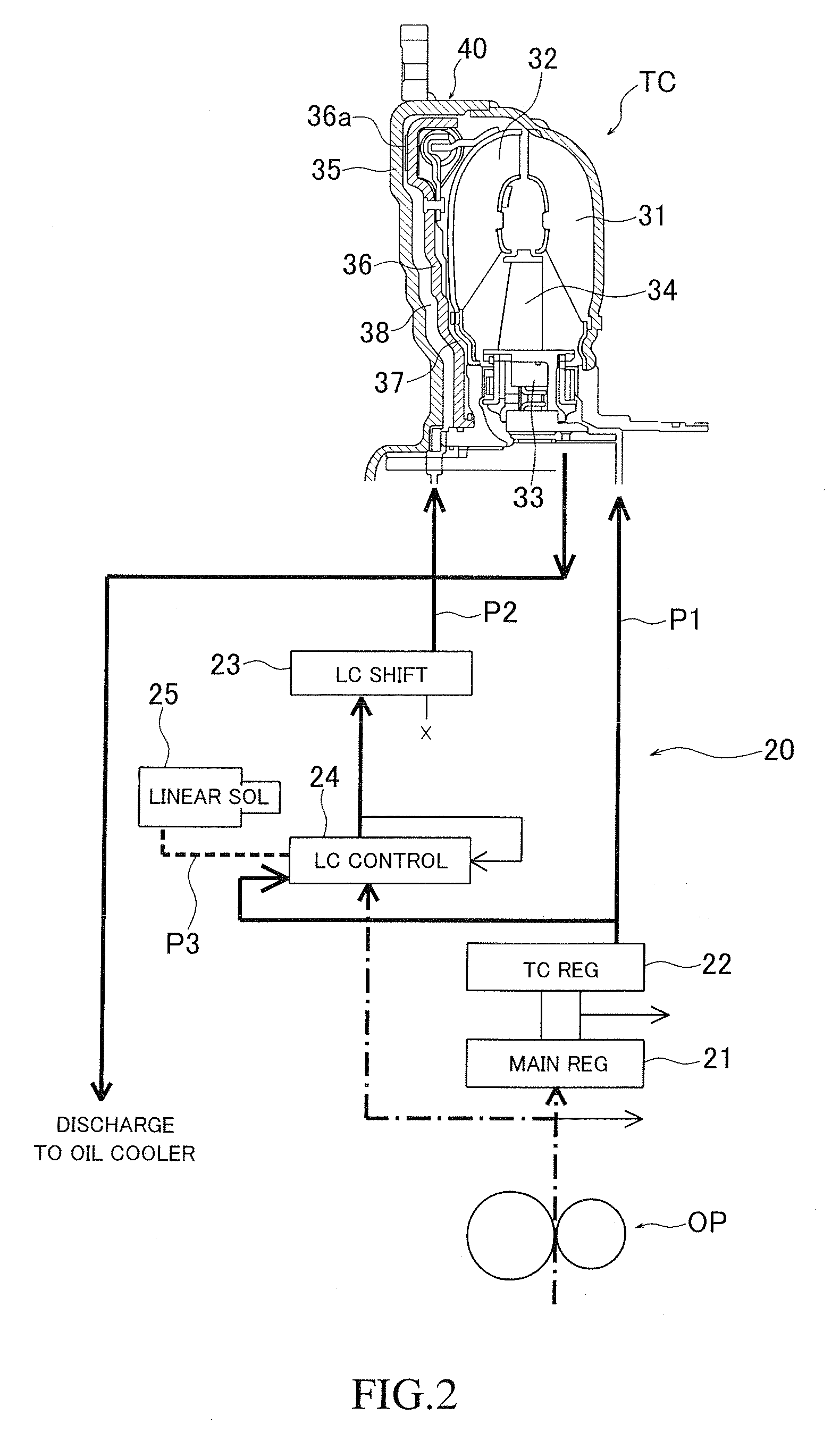 Control device of lock-up clutch