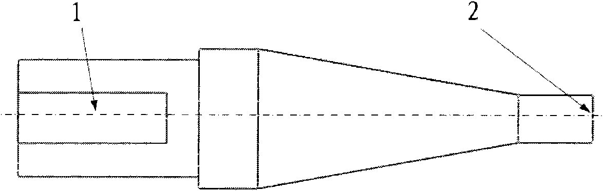 Flowing friction welding method and tool thereof