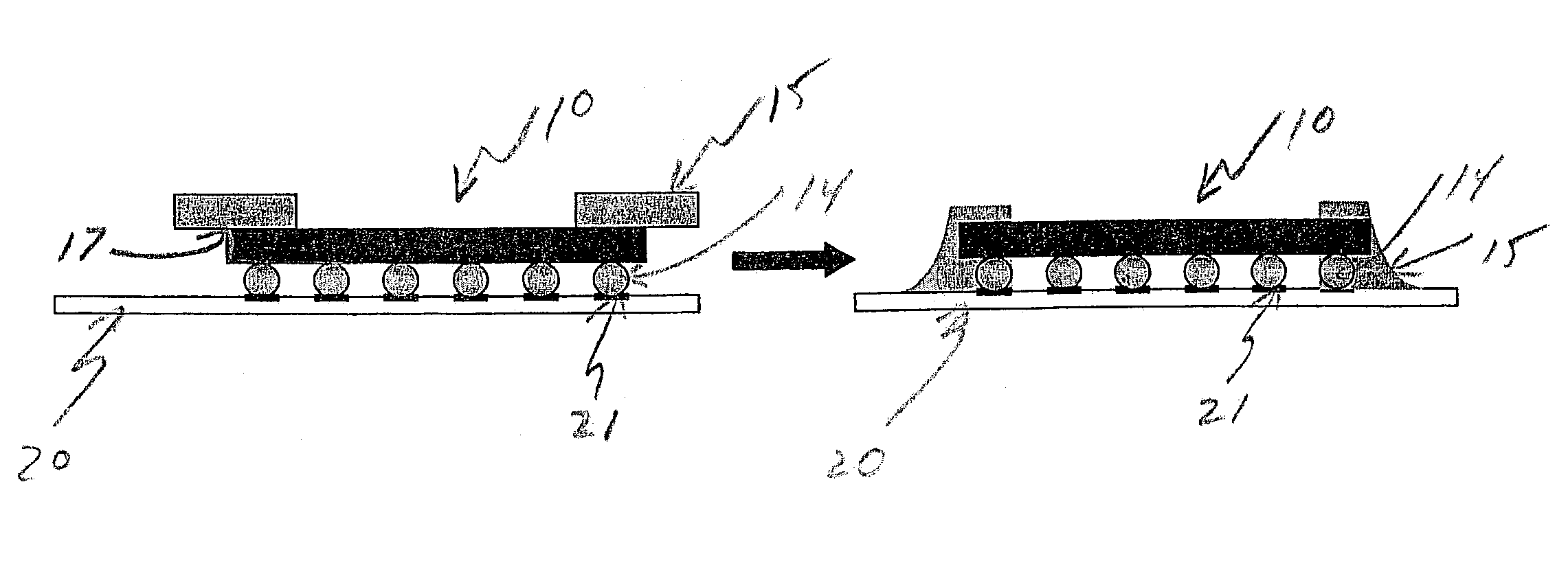 Method for pre-applied thermoplastic reinforcement of electronic components