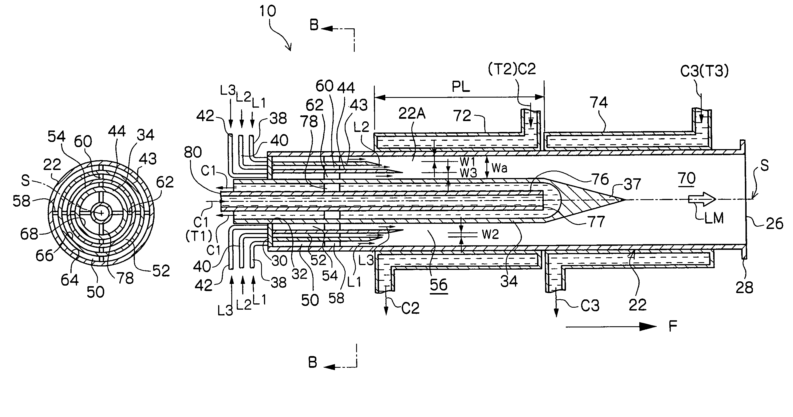 Reaction method using microreactor