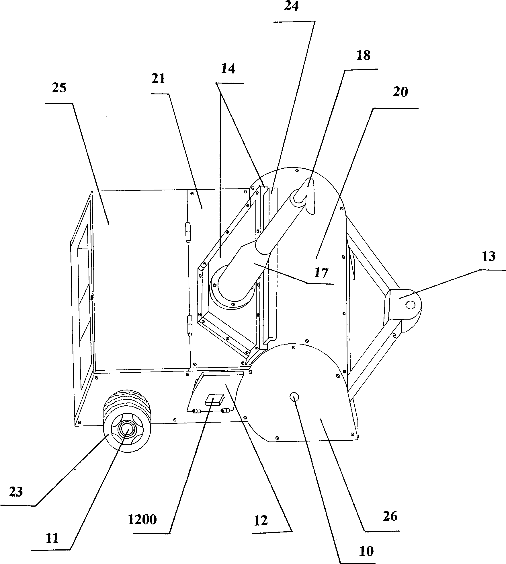 General-purpose machine for recycling, returning and binding stalks