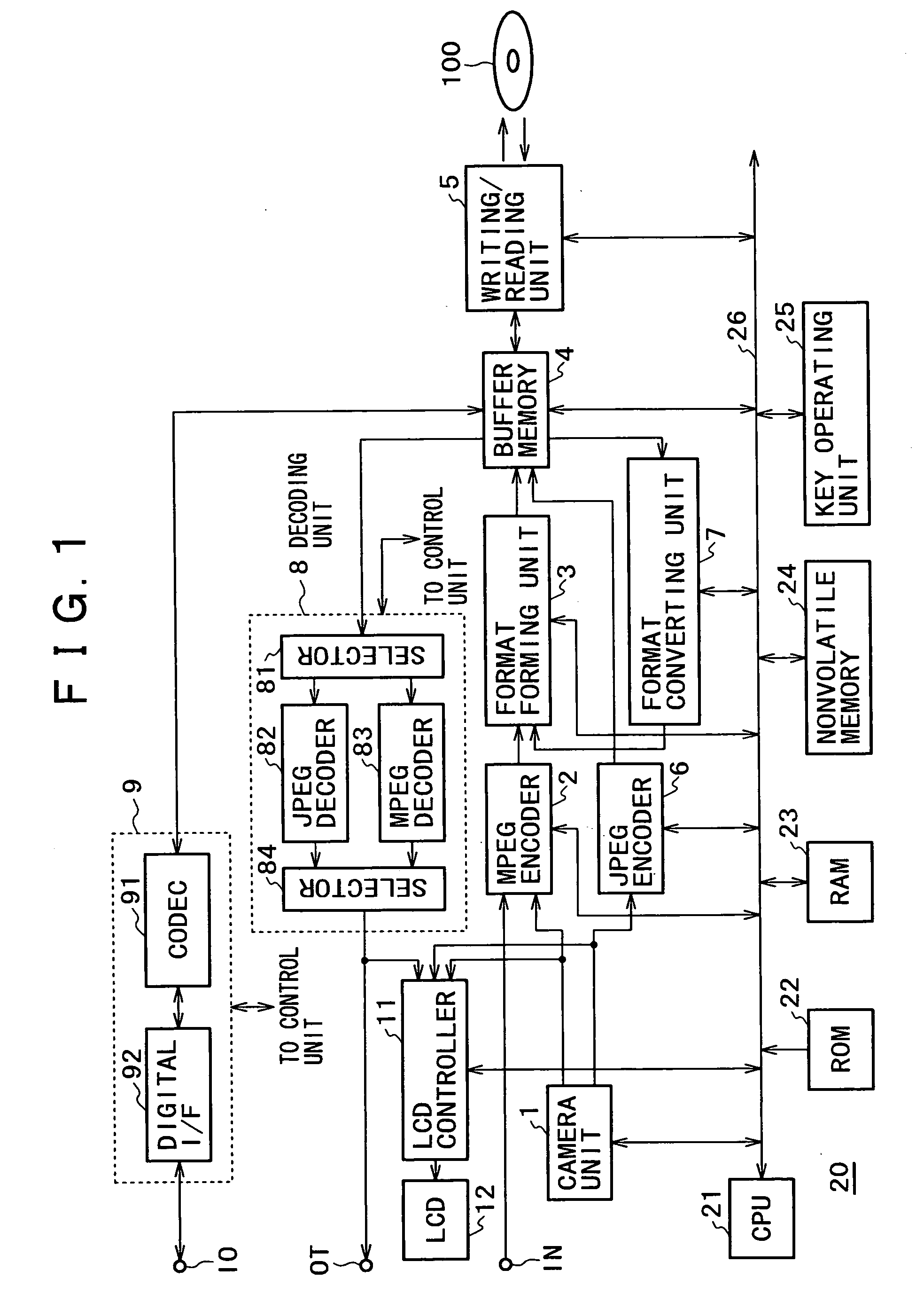 Recording device and recording method