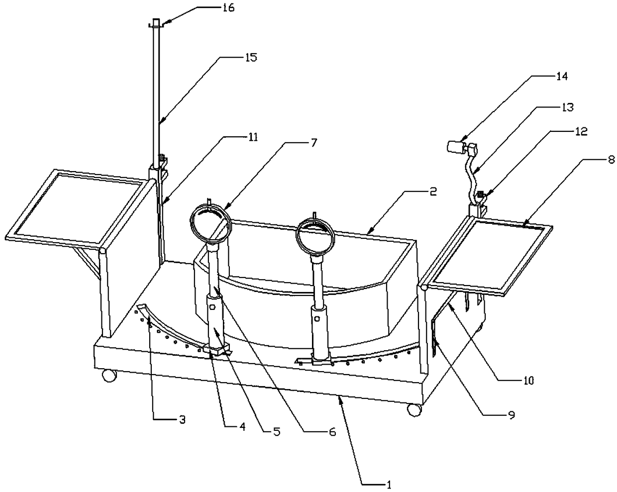 Auxiliary frame for gynecologic surgery