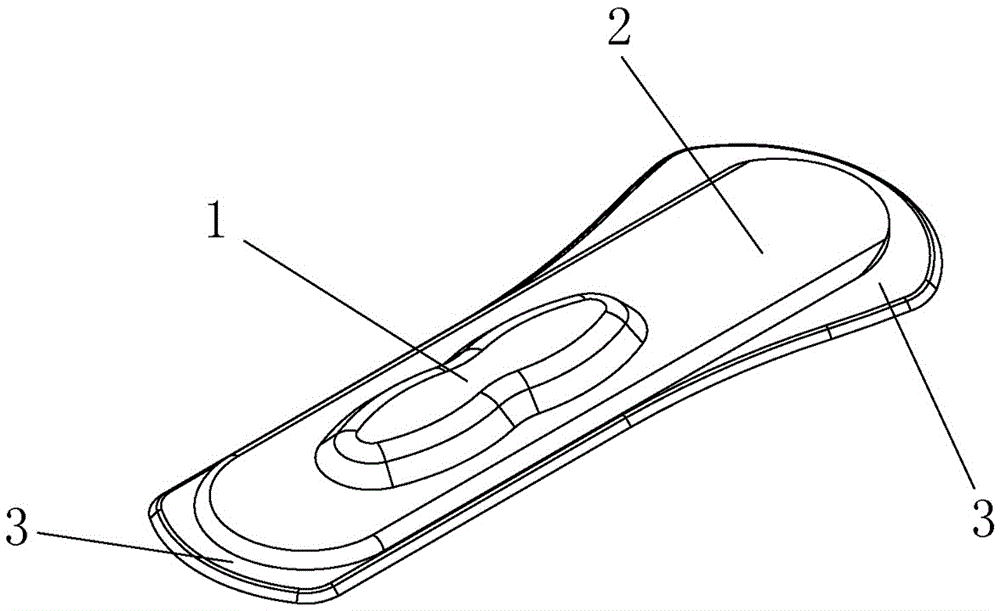 Novel sanitary towel absorber