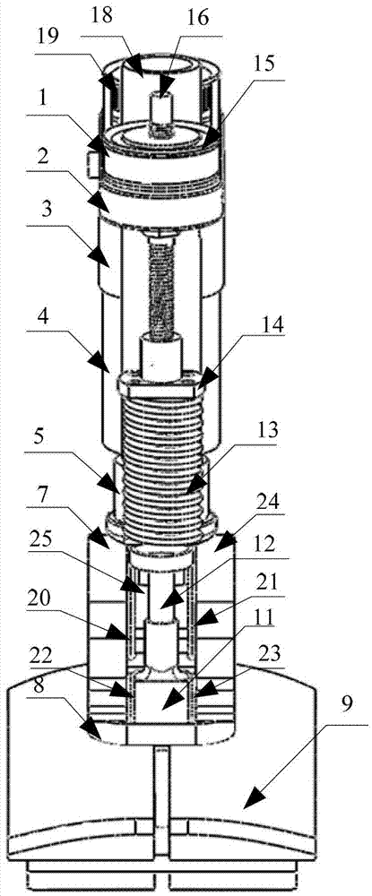 Active-passive type ankle joint prosthesis and movement mode thereof