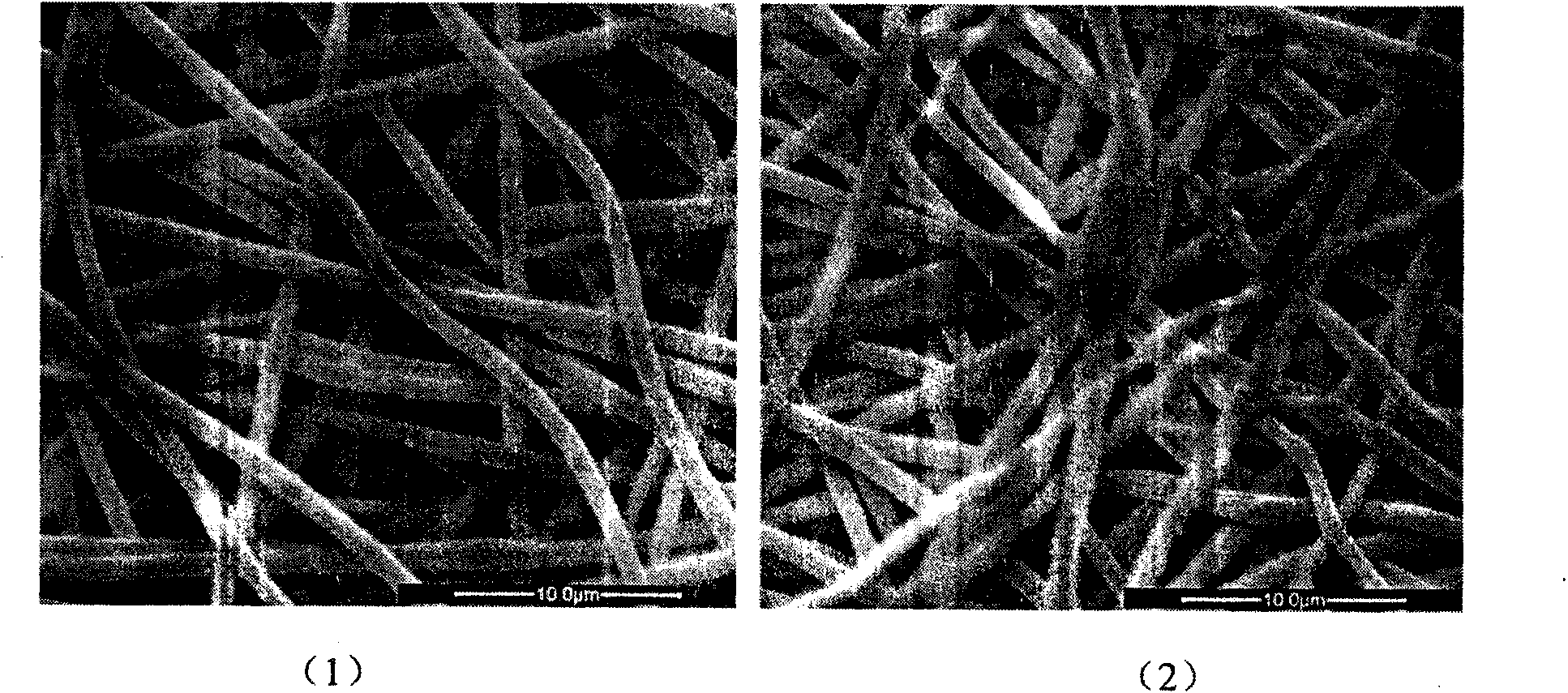 Preparation method of reinforced electrostatic spinning nano-fiber lithium-ion battery separator