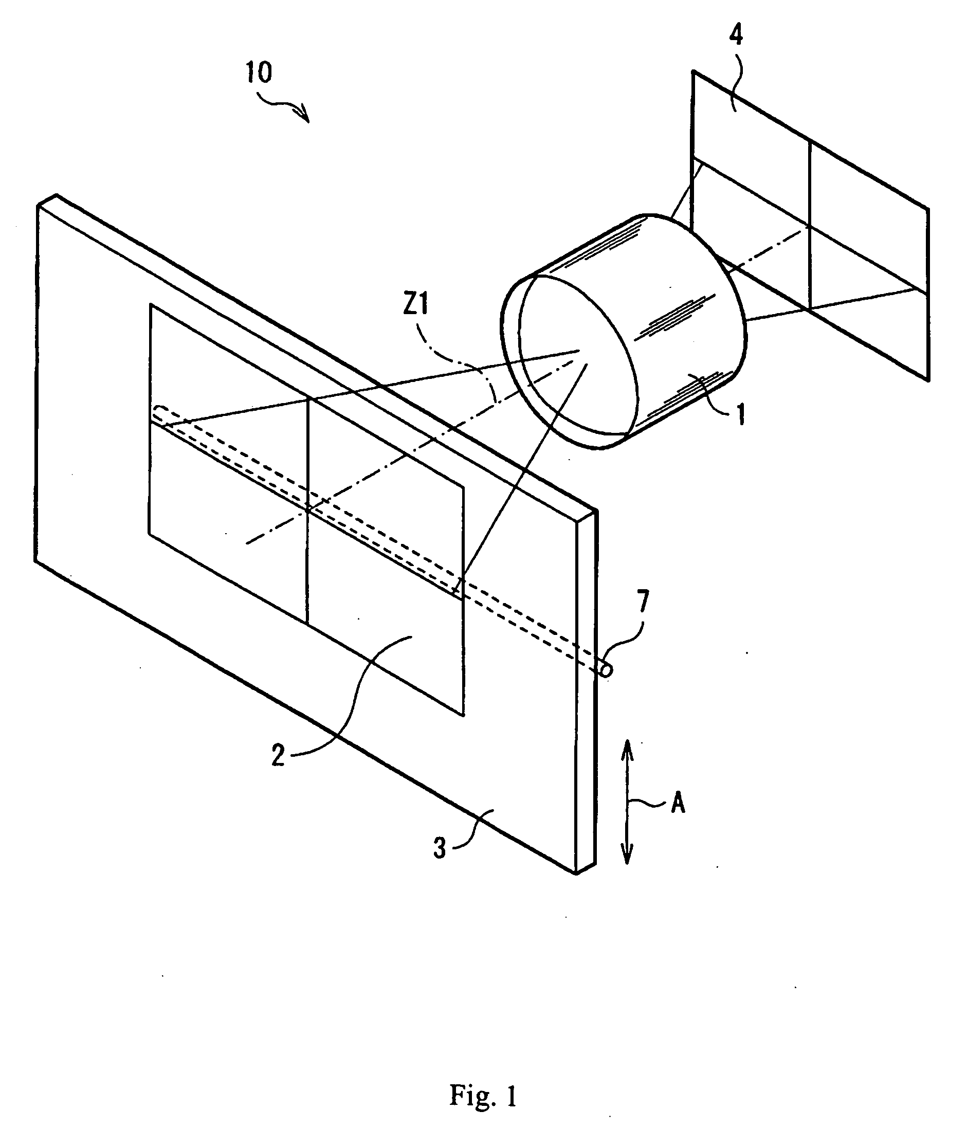 Image scanning lens and image reader that uses same