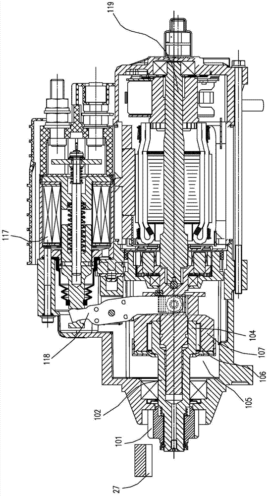 A starter and its starting device and its one-way and deceleration mechanism