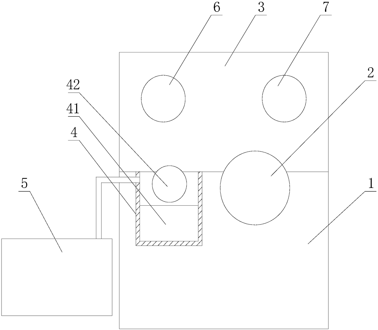 A cold pressing film device