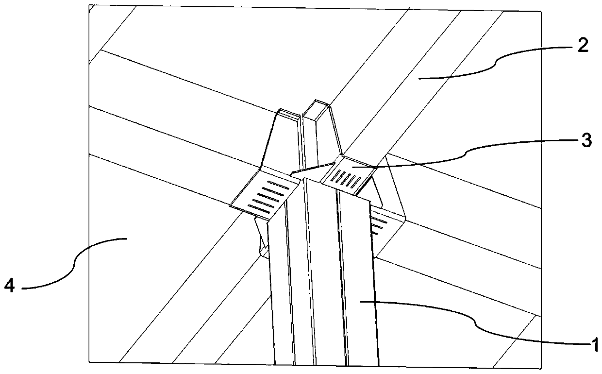 Construction method of novel assembled mixed frame structure system