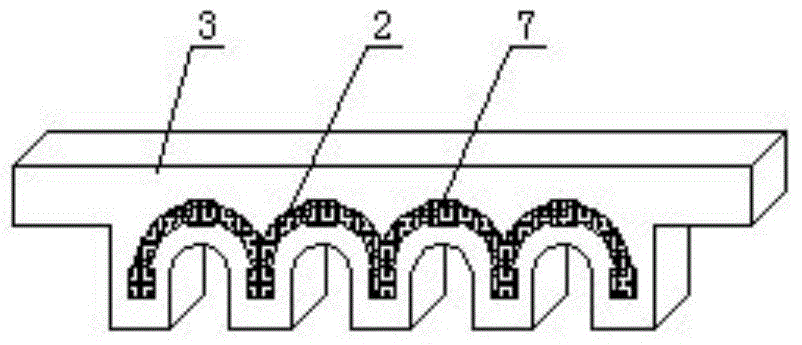 Bus insulating bracket with self-repair function